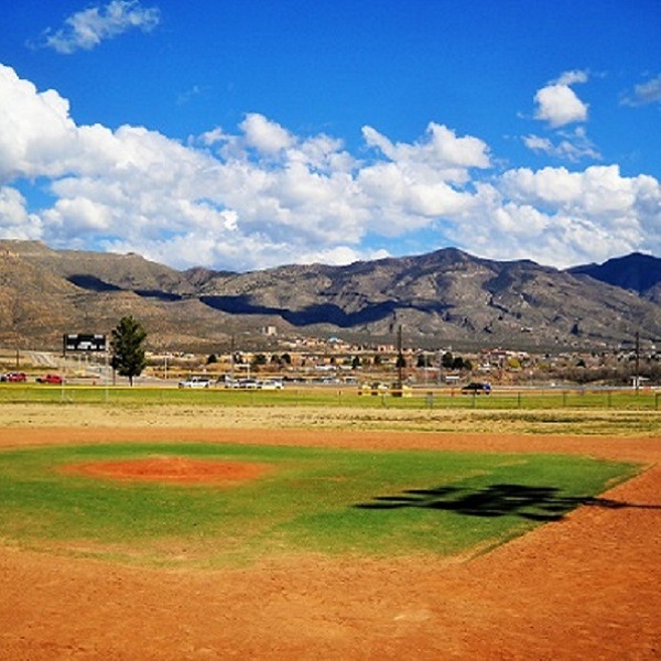 Alamogordo is the home of the White Sands National Monument, sprawling gypsum sand dunes covering over 275 square miles.