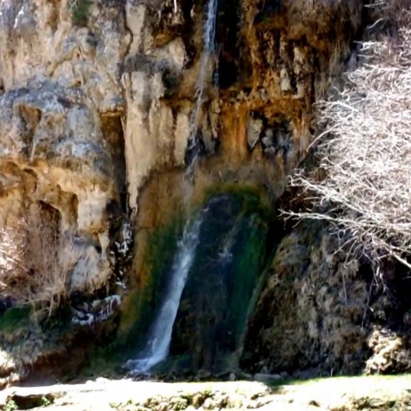 Bluff Springs is the waterfall created from a tiny creek that flows a short distance from the campground. 