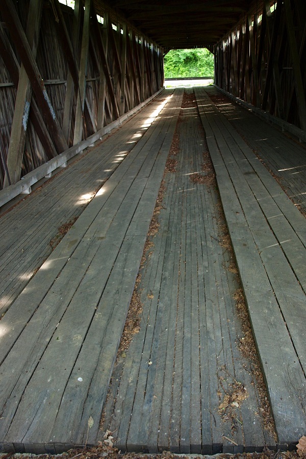 Brown Covered Bridge  - Display Image