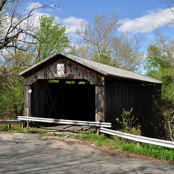 Brown Covered Bridge  - Webpage Image