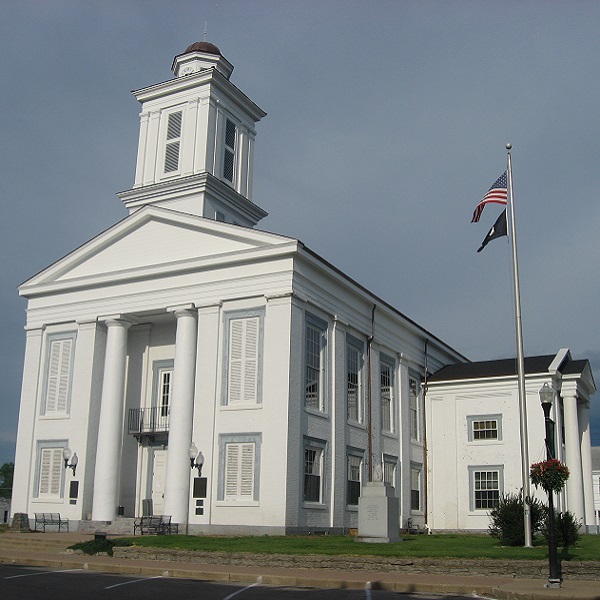 The 1851 courthouse in Georgetown is one of dozens of Brown County structures listed on the Registry of Historic Places. 