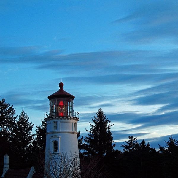 The nearby Umpqua River Lighthouse.