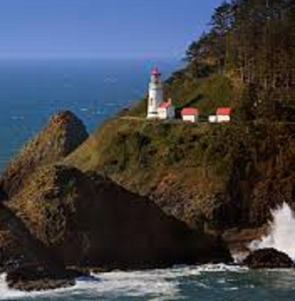 The Heceta Head Lighthouse.