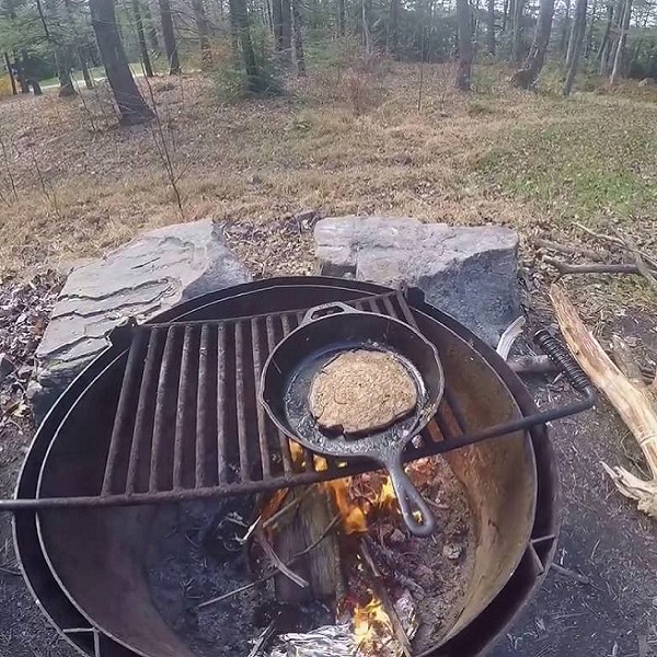 Primitive and walk-in sites include a fire ring with a grill. 