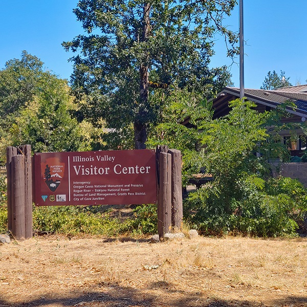 The Oregon Caves National Monument Visitor Center is the first stop before heading up to the cave. 