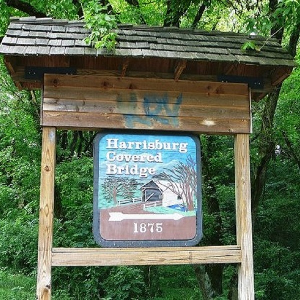 The bridge was originally built in 1875, making it the oldest covered bridge in Tennessee. 