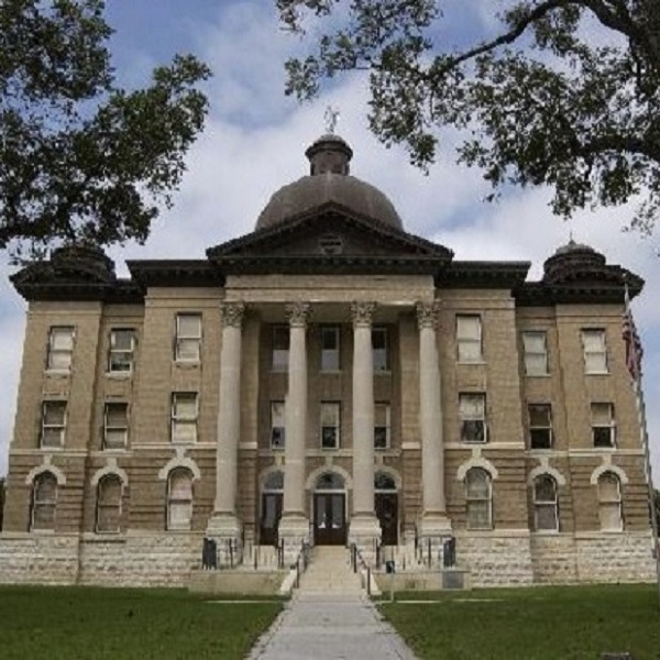 The Hays County Courthouse in San Marcos is a historic courthouse built during the Classical Revival style in 1908 and is recognized by both the National Register of Historic Places.