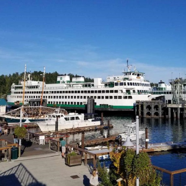 The Washington State Ferry system is the primary connection between the San Juan Islands, with stops at five of them.