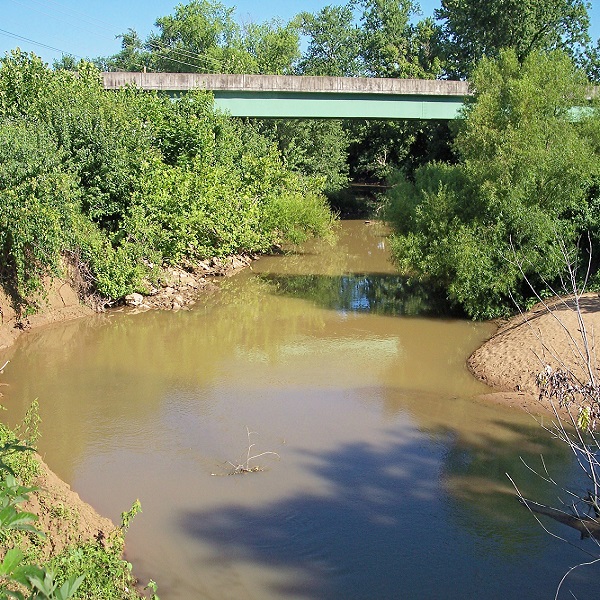 The Mud River, for which Milton’s historic covered bridge is named.