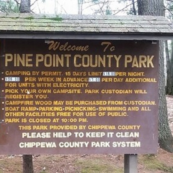 Pine Point County Park and Campground offers both overnight camping and day use. 