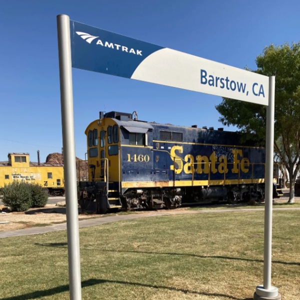 The Calico Railroad started hauling ore from Calico in 1888. That same year, the Santa Fe Railroad arrived in Barstow. 
