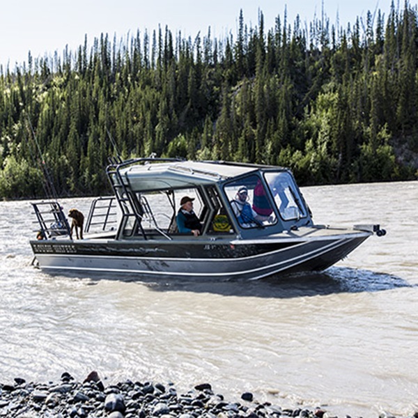Cruise on the Klutina River, a hidden gem untouched by major commercial tours. 