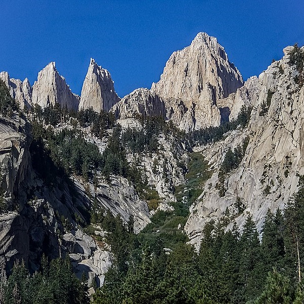 The JMT ends at Mount Whitney, the highest point of the continental United States. 