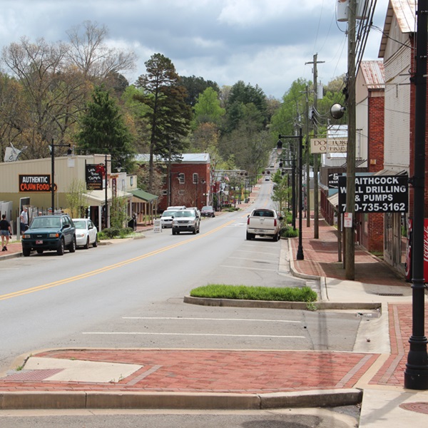 Ball Ground is known for its historic main street characterized by unique shops and restaurants, numerous historic homes, and great recreation opportunities. 
