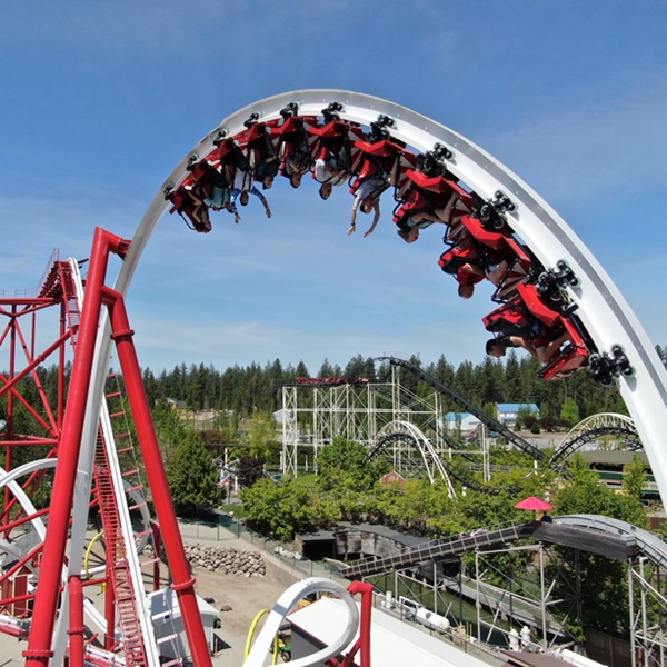 Silverwood offers a variety of ticket options and season passes, making it an affordable destination for families and budget-conscious travelers. 