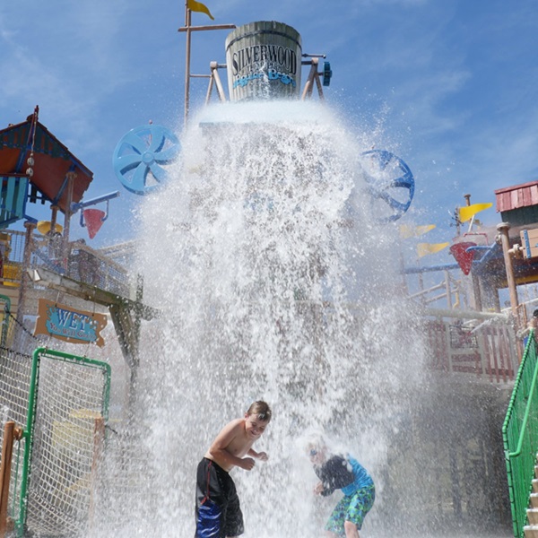 Escape the summer heat at Boulder Beach, Silverwood's sprawling water park. 