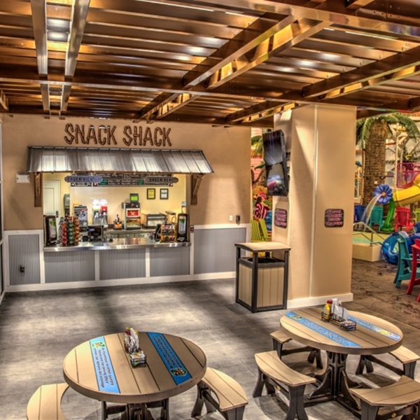 Parrot Cove offers a variety of dry-land activities for those who need a break from the water. 