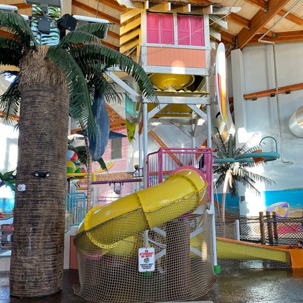Parrot Cove caters to thrill-seekers of all ages. There's a slide that will leave everyone screaming with delight. 