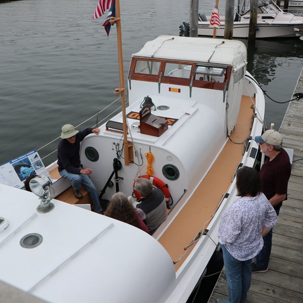 Guided tours led by knowledgeable volunteers delve into the history of the boat and the challenges faced by the Coast Guard. 
