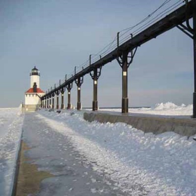 Michigan City East Pierhead Lighthouse     - Webpage Image
