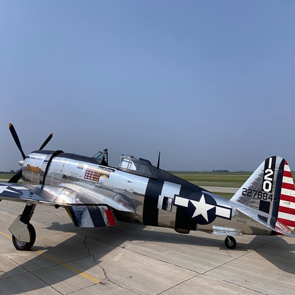 The North American P-51D Mustang "Dakota Kid II" was one of the most successful aircraft of World War II. 