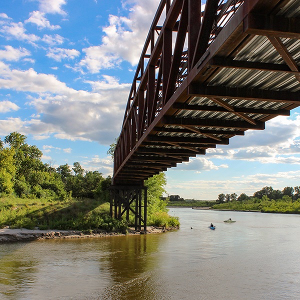 Just outside Norfolk, the sprawling Fontenelle Forest State Recreation Area offers hiking, biking, camping, fishing, and horseback riding opportunities. 