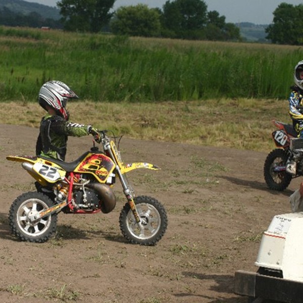 The KartWheels Track offers a mini-motocross experience for younger riders. 