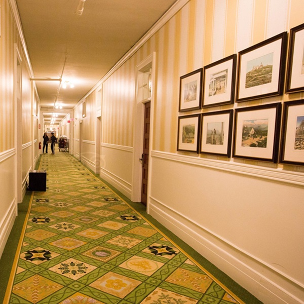 Guests have reported encountering her apparition in various areas of the hotel, often wearing a flowing white gown. 