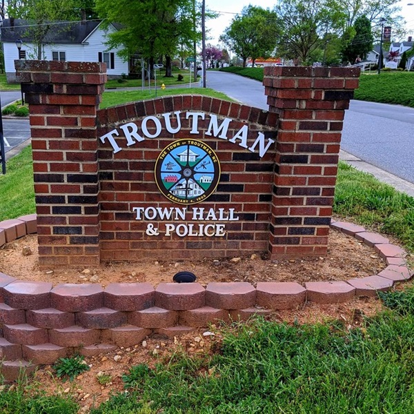 Town of Troutman NC - Webpage Image
