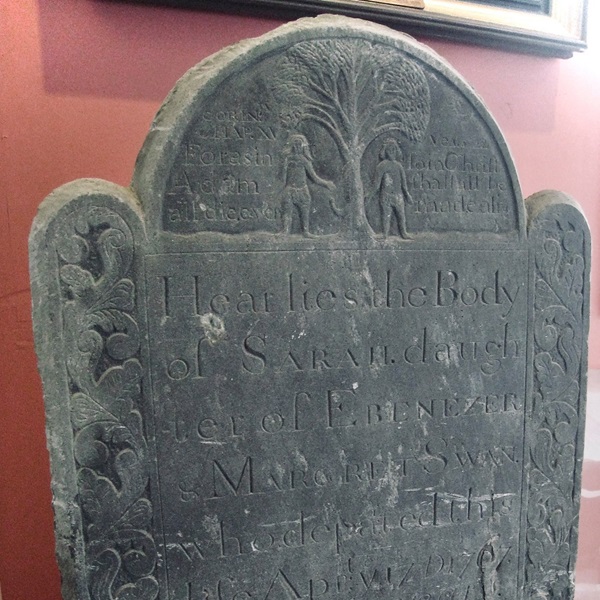 The Sarah Swan Tombstone    - Webpage Image