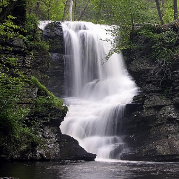 Fulmer Falls is just one of at least 27 beautiful Northern Poconos waterfalls, 95% of which are located on private land.
