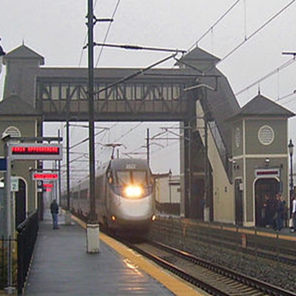 Amtrak’s Acela runs through Kingston Station at up to 150 miles per hour.