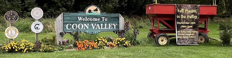 Coon Valley Business Association - Header Image
