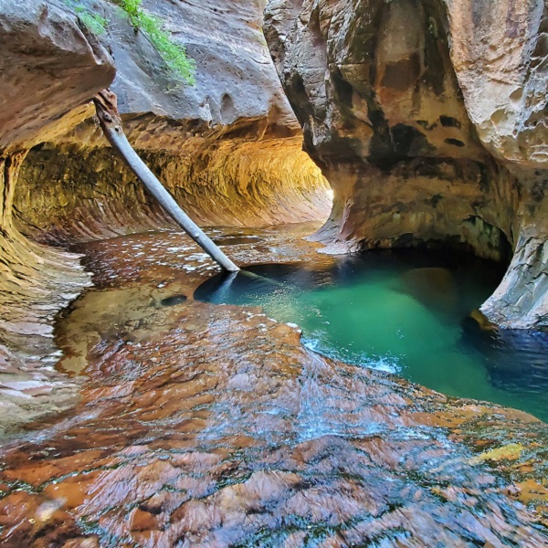 Hurricane is considered the “Gateway to the Parks,” including Zion National Park, where this unique formation is dubbed “the Subway.” 