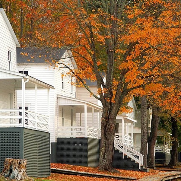 Cass, once a company-owned town during the height of lumber production, has been restored to much of its original state. 