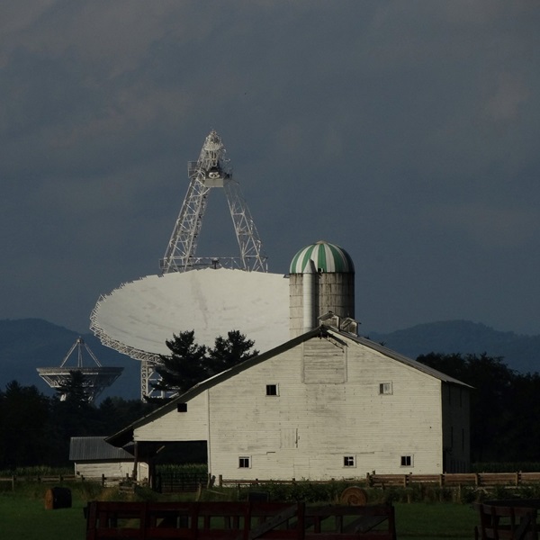 Green Bank Observatory telescopes can listen to the “whispers” of space due to their location in the National Radio Quiet Zone. 