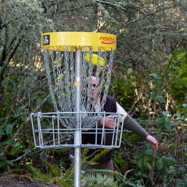 Disc golfers can enjoy the tranquility of the natural surroundings while testing their skills on the course. 