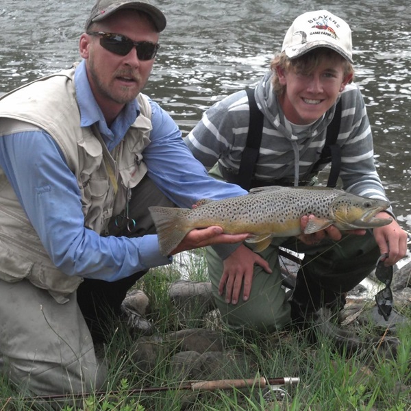 Anglers can test their skills by casting dry flies, nymphs, or streamers to tempt trout hiding in riffles, runs, and pools along the river's meandering course. 