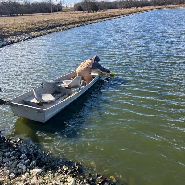 Altamont City Lake is stocked with a variety of fish species, including largemouth bass, channel catfish, bluegill, crappie, and sunfish. 