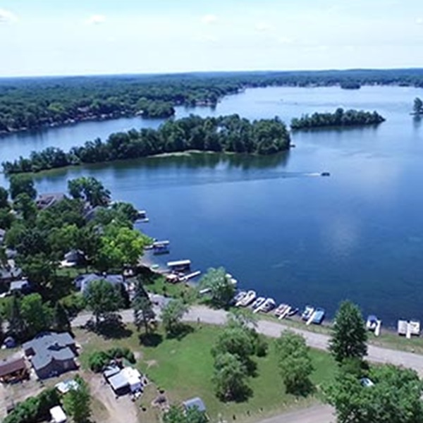 White Lake is surrounded by scenic natural beauty, with wooded shorelines, marshes, and wetlands providing a picturesque backdrop for fishing. 
