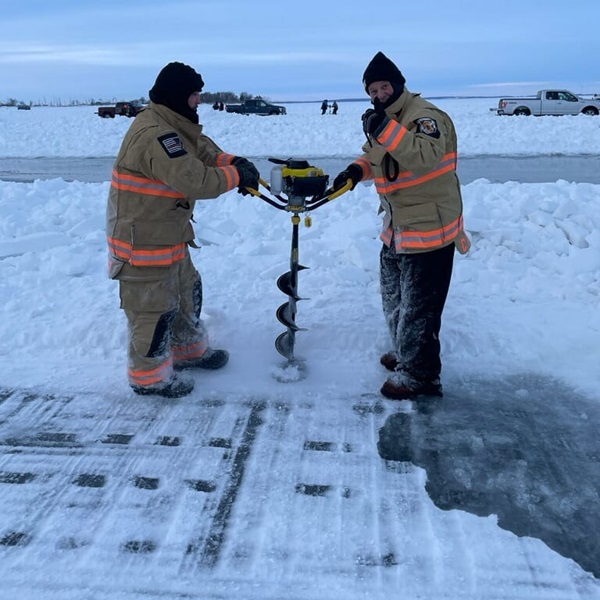 The Ice Fishing Tournament serves as a fundraiser for the Devils Lake Volunteer Fire Department. 