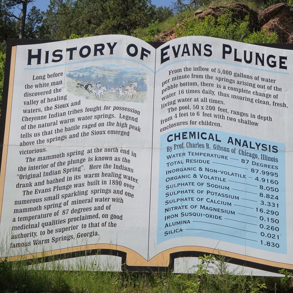 Evans Plunge has a rich history and has been a central part of the Hot Springs community for over 130 years, an iconic landmark. 