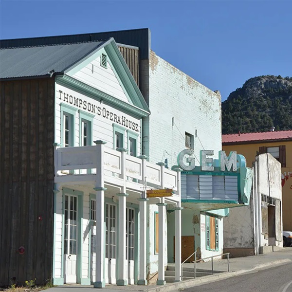 Built in 1873 by Aleck Brown, the Thompson Opera House is one of the oldest surviving examples of an opera house in Nevada. 
