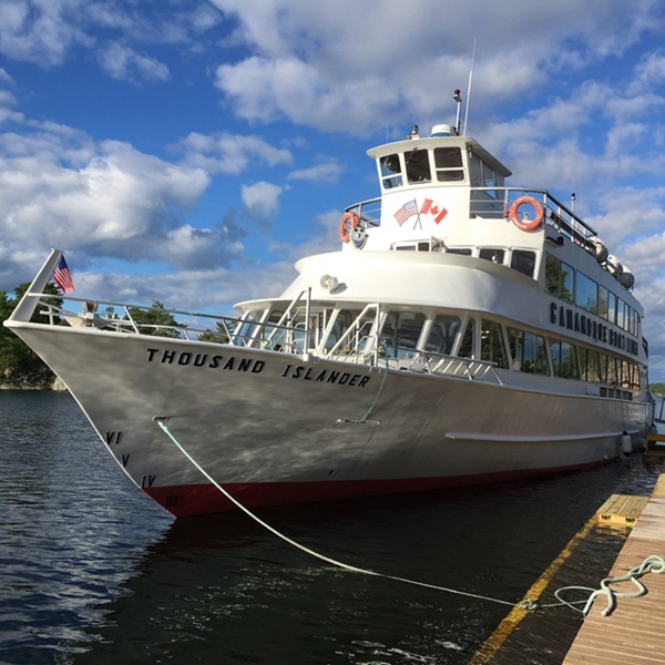 George C. Boldt Yacht House was designed to house his family's yachts and launches, as part of the larger Boldt Castle estate on Heart Island. 
