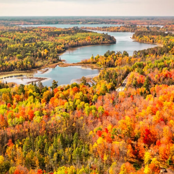  Lake Bemidji State Park offers a variety of outdoor activities, including hiking, camping, swimming, and bird watching. 