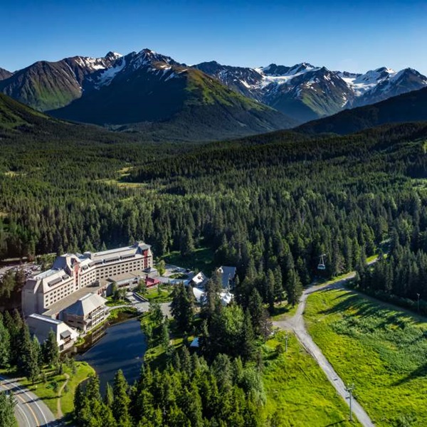 In addition to skiing in winter, the Girdwood area offers mountain biking, hiking, and scenic tram rides during the summer. 