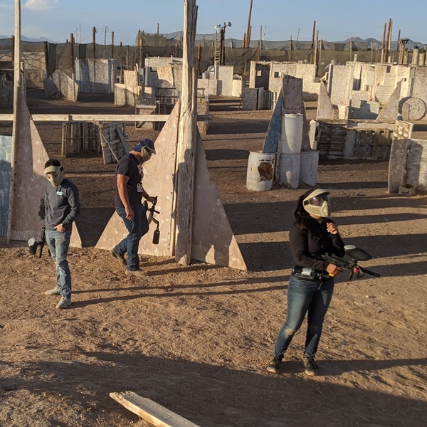Wild West Paintball and Airsoft Park includes themed arenas and battle zones, such as Western-style settings, to enhance the immersive experience for players. 