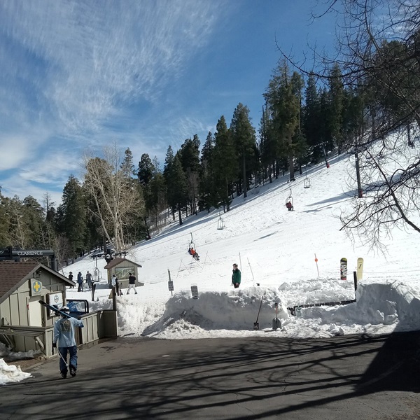 In addition to skiing and snowboarding, Mount Lemmon Ski Valley is a popular spot for snow play, including sledding and snowshoeing. 