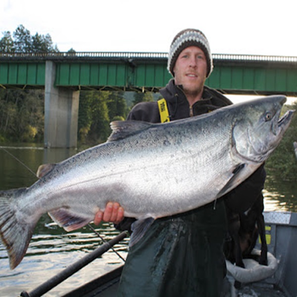 The Smith River holds the California state record for the largest Chinook salmon caught, which weighed in at almost 90 pounds. 