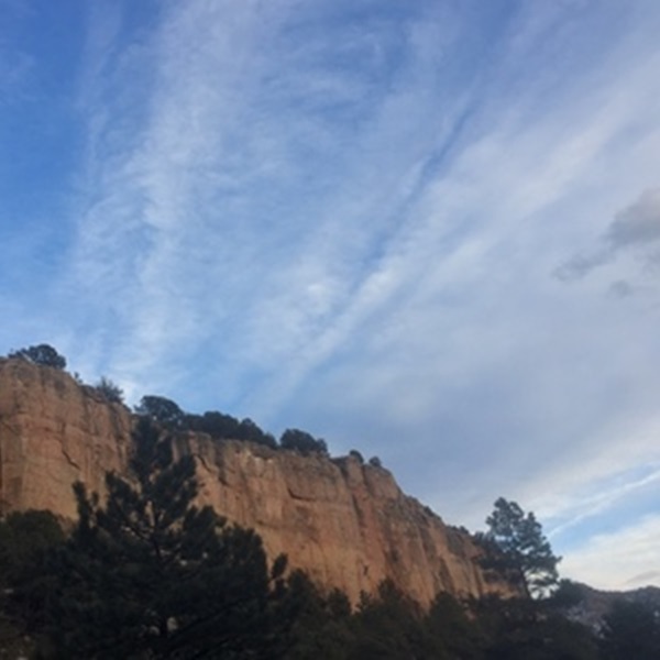 The area is characterized by its rugged limestone cliffs and scenic vistas of the surrounding valley. 